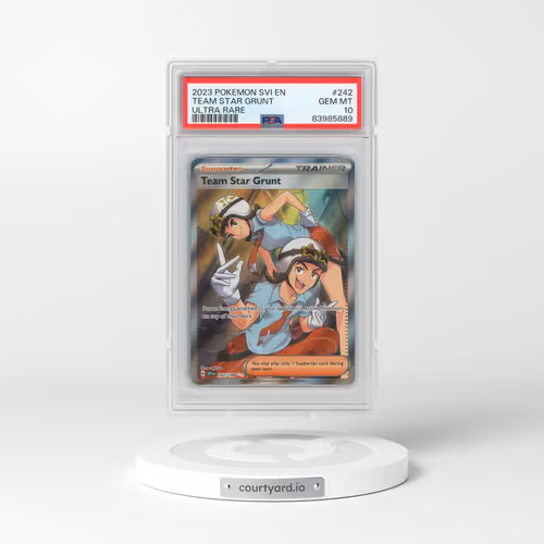 2023 Pokémon Svi EN-Scarlet & Violet #242 Team Star Grunt - Ultra Rare (PSA 10 GEM MINT)