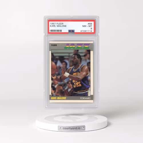 1987 Fleer #68 Karl Malone (PSA 8 NM-MT)