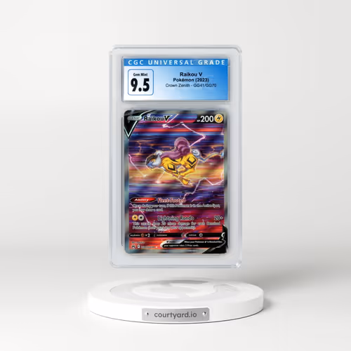 2022 Crown Zenith #GG41/GG70 Raikou V - Holo (CGC 10 GEM MINT)
