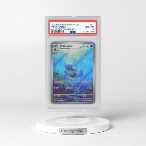 2023 Pokémon Mew EN-151 #171 Wartortle - Illustration Rare (PSA 10 GEM MINT)