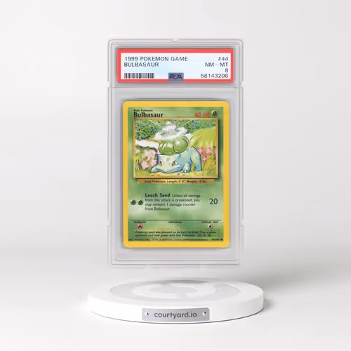 1999 Pokémon Game #44 Bulbasaur (PSA 8 NM-MT)