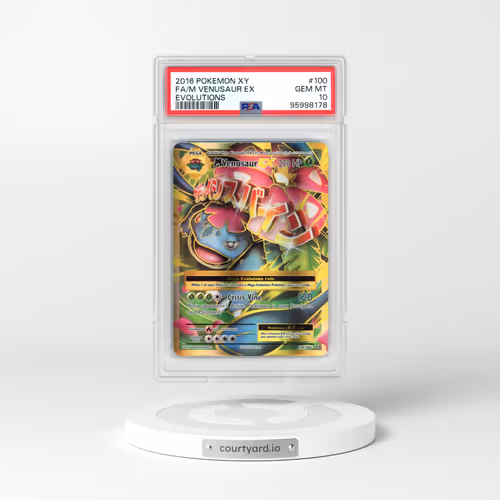 2016 Pokémon XY Evolutions #100 M Venusaur EX - Holo Full Art (PSA 10 GEM MINT)
