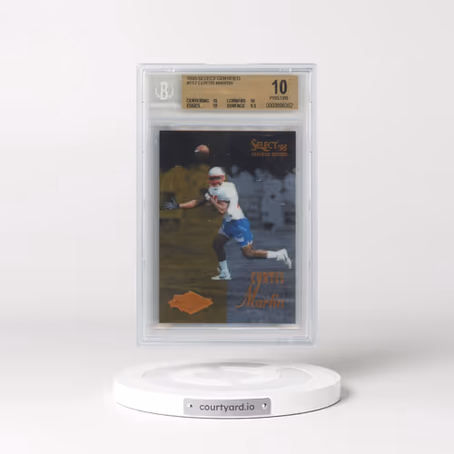 1995 Select Certified #117 Curtis Martin (BGS 10 PRISTINE)