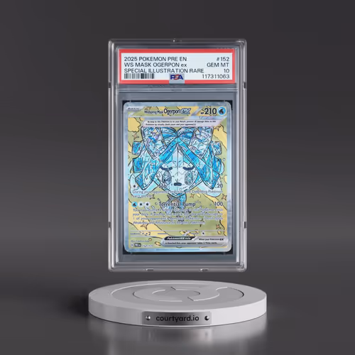 2025 Pokémon Pre EN-Prismatic Evolutions #152 Wellspring Mask Ogerpon EX - Holo Special Illustration