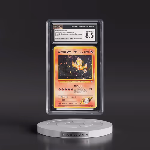 1999 Gym 2: Challenge from the Darkness Blaine's Moltres - Holo (CGC 8.5 NM-MT+)