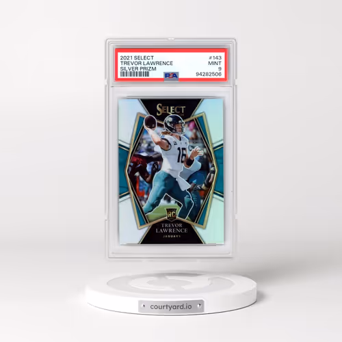 2021 Panini Select #143 Trevor Lawrence - Silver Prizm (PSA 9 MINT)