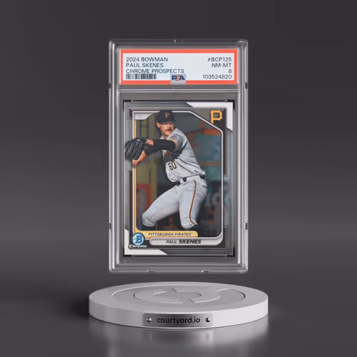 2024 Bowman Chrome Prospects #BCP125 Paul Skenes (PSA 8 NM-MT)