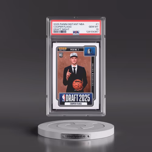 2025 Panini Instant NBA Draft Night #1 Cooper Flagg (PSA 10 GEM MINT)