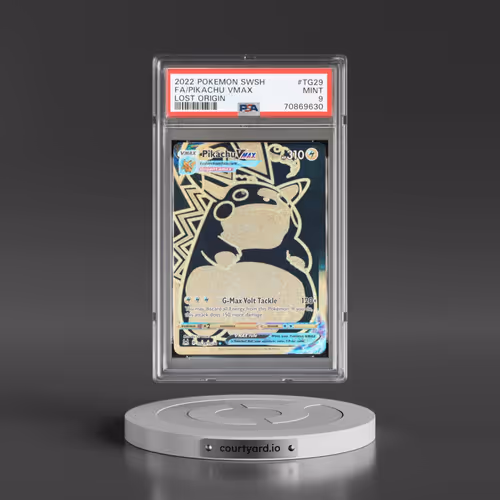 2022 Pokémon Sword & Shield Lost Origin #TG29 Pikachu Vmax - Full Art (PSA 9 MINT)