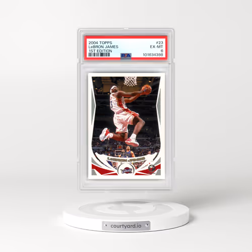 2004 Topps #23 LeBron James - 1st Edition (PSA 6 EX-MT)