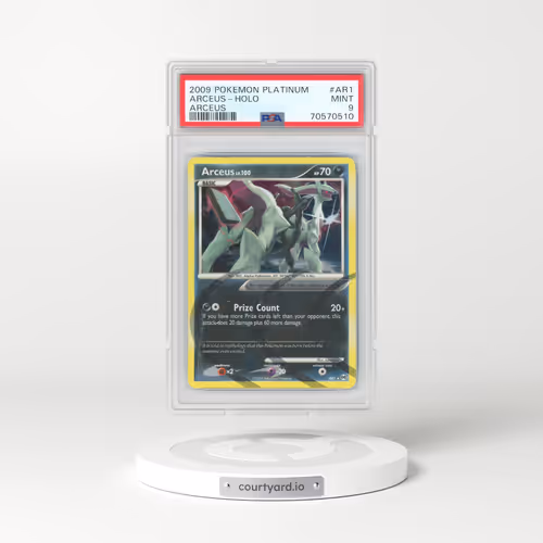 2009 Pokémon Platinum Arceus #AR1 Arceus - Holo (PSA 9 MINT)
