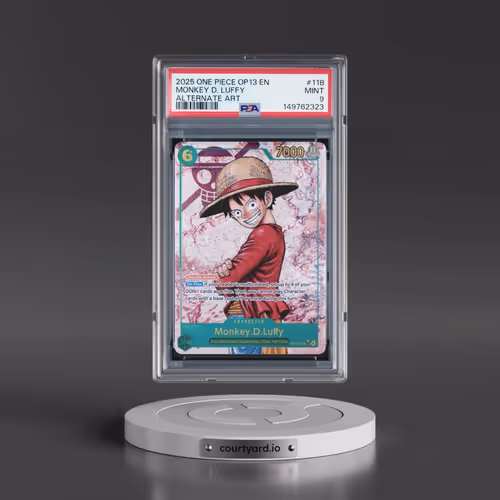 2025 One Piece OP13-Carrying on His Will #118 Monkey D. Luffy - Alternate Art (PSA 9 MINT)