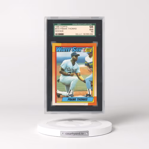 1990 Topps #414 Frank Thomas - Name on Front (SGC 10 GEM MINT)