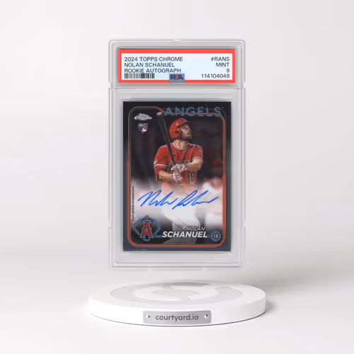 2024 Topps Chrome Rookie Autographs #RANS Nolan Schanuel (PSA 9 MINT)