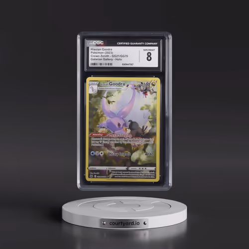 2023 Crown Zenith #GG21/GG70 Hisuian Goodra - Galarian Gallery Holo (CGC 8 NM-MT)