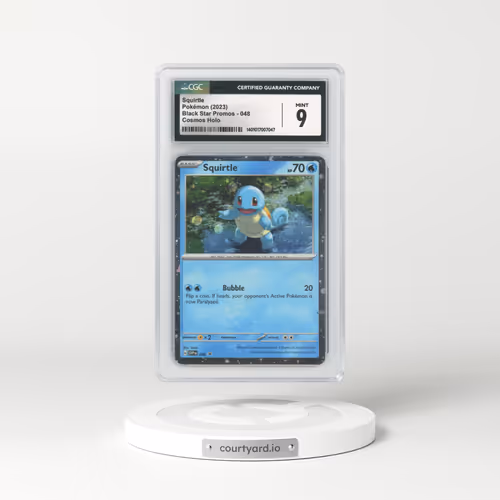 2023 Black Star Promos - Scarlet & Violet SVP EN #048 Squirtle - Cosmos Holo (CGC 9 MINT)