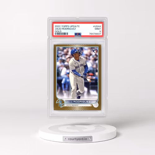 2022 Topps Update #US44 Julio Rodriguez - Gold (PSA 9 MINT)
