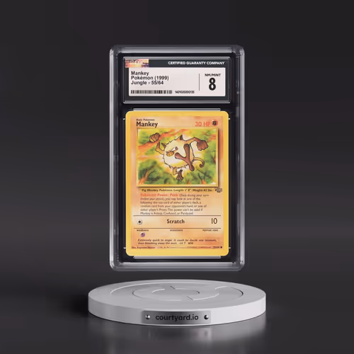 1999 Jungle #55/64 Mankey (CGC 8 NM-MT)