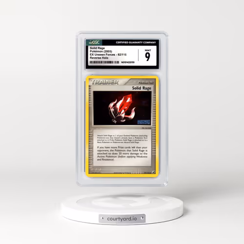 2005 EX Unseen Forces #92 Solid Rage - Holo (CGC 9 MINT)
