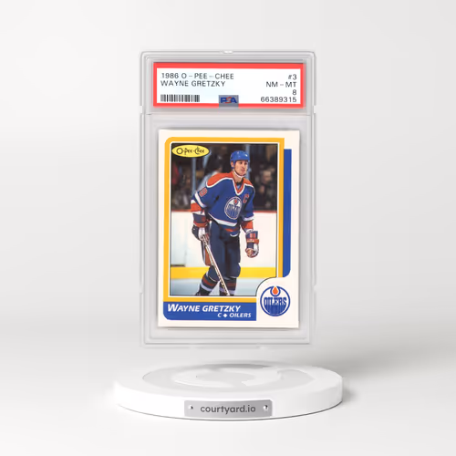 1986 O-Pee-Chee #3 Wayne Gretzky (PSA 8 NM-MT)