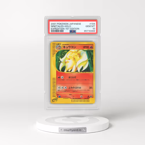 2001 Pokémon Expedition #104 Ninetales - 1st Edition Holo (PSA 10 GEM MINT)