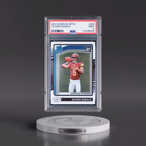 2024 Panini Donruss Optic #248 Jayden Daniels (PSA 9 MINT)