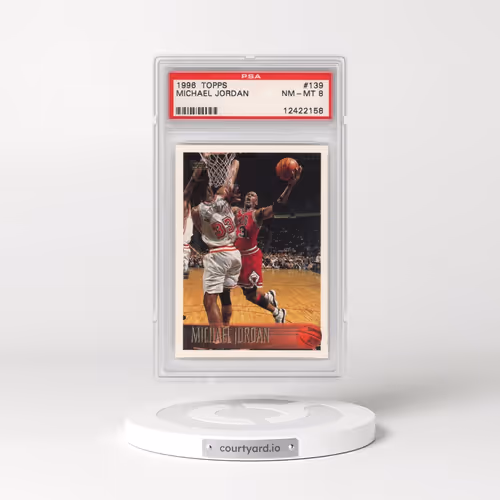 1996 Topps #139 Michael Jordan (PSA 8 NM-MT)