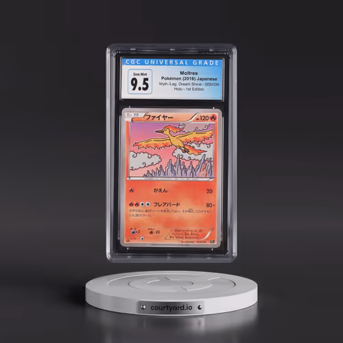 2016 Mythical & Legendary Dream Shine Collection #005/036 Moltres - 1st Edition Holo (CGC 10 GEM MIN