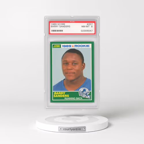 1989 Score #257 Barry Sanders (PSA 8 NM-MT)