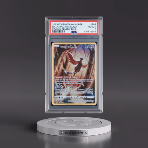 2023 Pokémon Swsh Black Star Promo #282 Galarian Articuno - Crown Zenith Tins (PSA 8 NM-MT)
