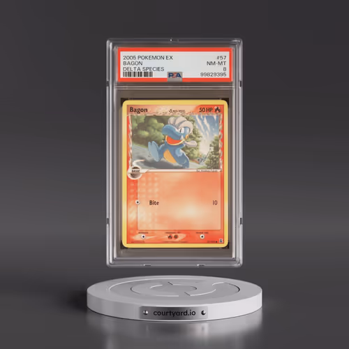 2005 Pokémon EX Delta Species #57 Bagon (PSA 8 NM-MT)