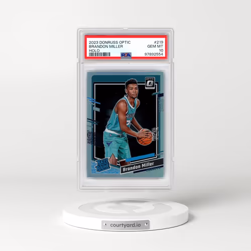 2023 Panini Donruss Optic #219 Brandon Miller - Holo (PSA 10 GEM MINT)