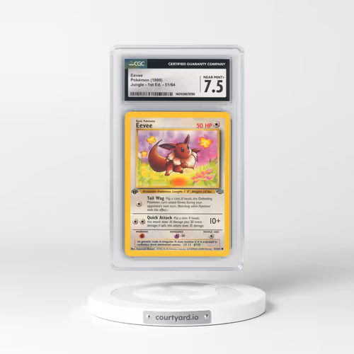 1999 Jungle #51/64 Eevee - 1st Edition 1st Edition (CGC 7.5 NM+)