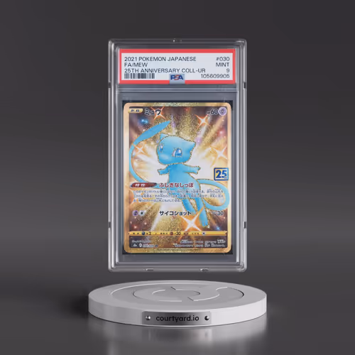 2021 Pokémon 25th Anniversary Collection #030 Mew - Full Art Ultra Rare (PSA 9 MINT)