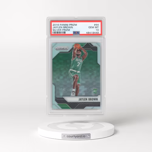 2016 Panini Prizm #44 Jaylen Brown - Silver Prizm (PSA 10 GEM MINT)