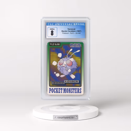 1997 (Pocket Monsters on Bottom) Part 3 #048 Venonat (CGC 8 NM-MT)
