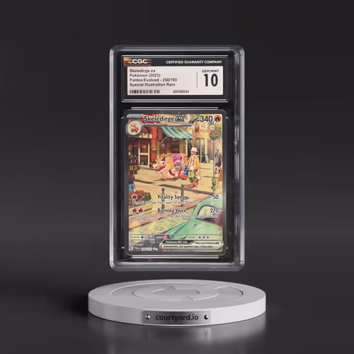 2023 Paldea Evolved - PAL EN #258/193 Skeledirge ex - Special Illustration Rare (CGC 10 GEM MINT)
