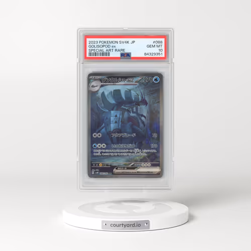 2023 Pokémon Sv4k-Ancient Roar #088 Golisopod EX - Holo Special Art Rare (PSA 10 GEM MINT)