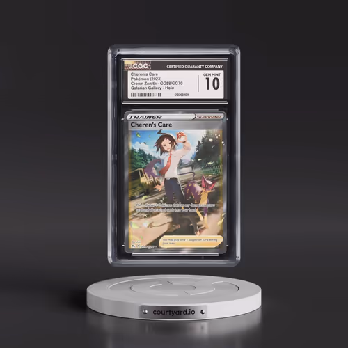 2023 Crown Zenith #GG58/GG70 Cheren's Care - Galarian Gallery Holo (CGC 10 GEM MINT)