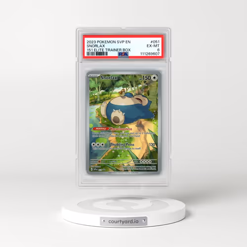 2023 Pokémon Svp EN-SV Black Star Promo #051 Snorlax - 151 Elite Trainer Box (PSA 6 EX-MT)