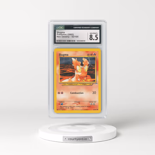 2002 Neo Destiny #82 Slugma (CGC 8.5 NM-MT+)