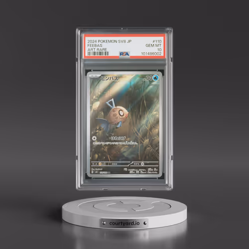 2024 Pokémon SV8-Super Electric Breaker #110 Feebas - Art Rare (PSA 10 GEM MINT)