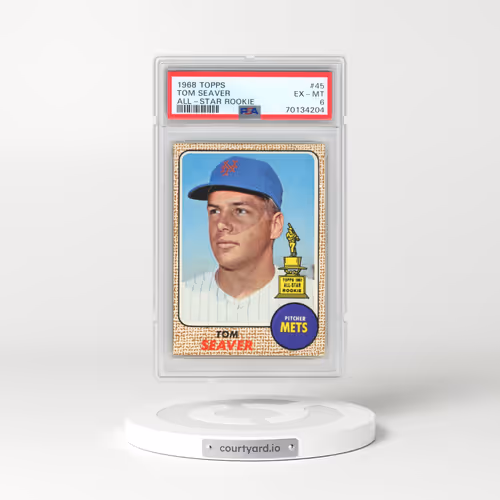 1968 Topps #45 Tom Seaver - All-Star Rookie (PSA 6 EX-MT)