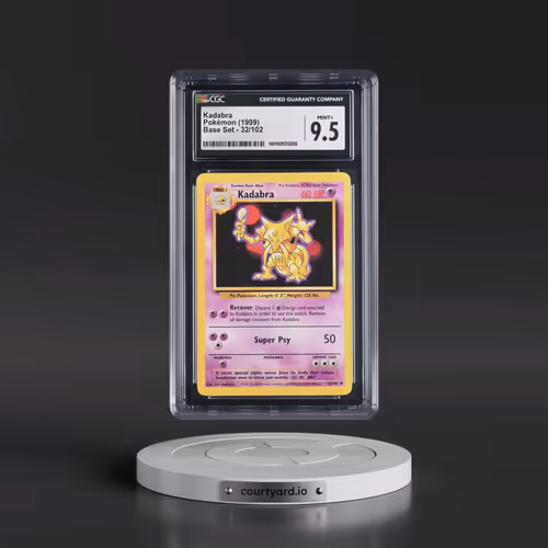 1999 Base Set #32/102 Kadabra (CGC 9.5 MINT+)