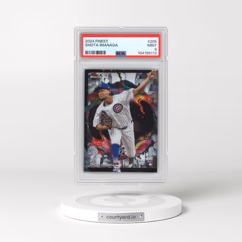2024 Topps Finest #205 Shota Imanaga (PSA 9 MINT)