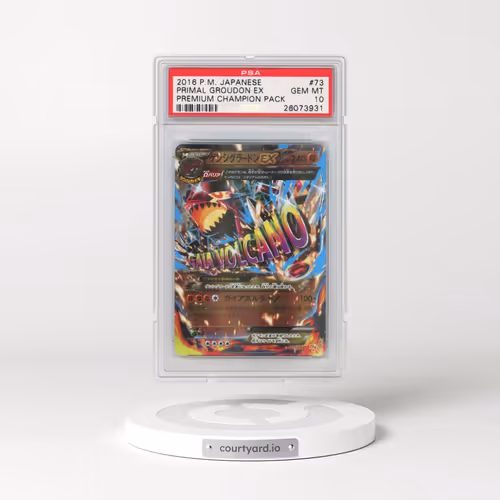 2016 Pokémon Premium Champion Pack #073 Primal Groudon EX - Holo (PSA 10 GEM MINT)