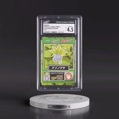 1997 Promotional Cards (1997 Type.HP.Hand Symbol) Oddish - Foil (CGC 4.5 VG-EX+)