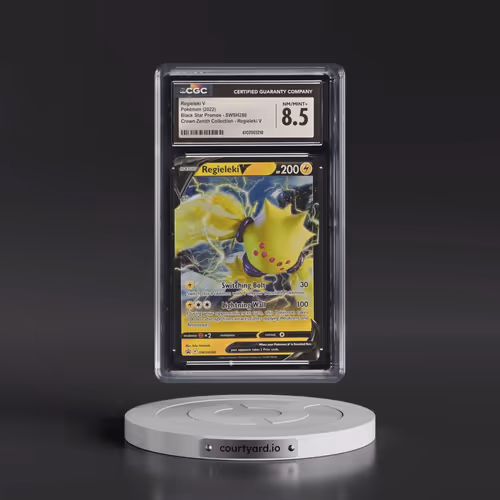 2017 Black Star Promos - Sword & Shield #SWSH280 Regieleki V - Holo Crown Zenith Collection - Regiel