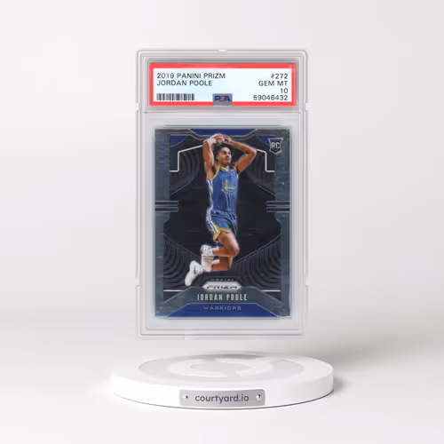 2019 Panini Prizm #272 Jordan Poole (PSA 10 GEM MINT)