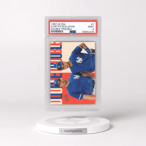 1997 Ultra Double Trouble #7 A.Pettitte/D.Jeter - Double Trouble (PSA 9 MINT)